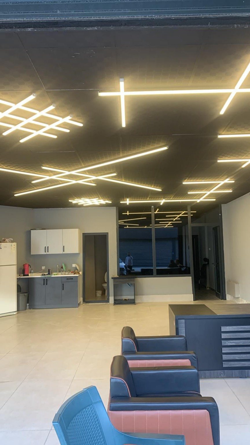 Gaziantep ofis lineer LED tavan aydınlatma uygulaması